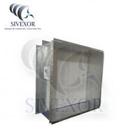 REJILLA DE  90° DE 40"