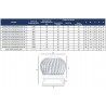 EXTRACTOR ATMOSFERICO 12" GALVANIZADO SIN BASE