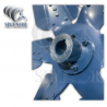 ASPAS DE 36" CON 6 ALABES DE ALUMINIO