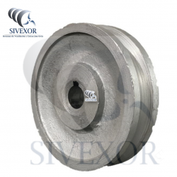 POLEA DE 2 1/2" DIAMETRO PARA FLECHA DE 5/8