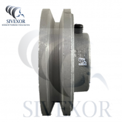 POLEA DE 2 1/2" DIAMETRO PARA FLECHA DE 5/8